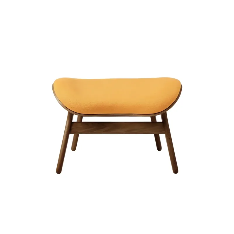 A Conversation Piece Ottoman Fotpall Dark Oak/Tangerine Erbjudandepris